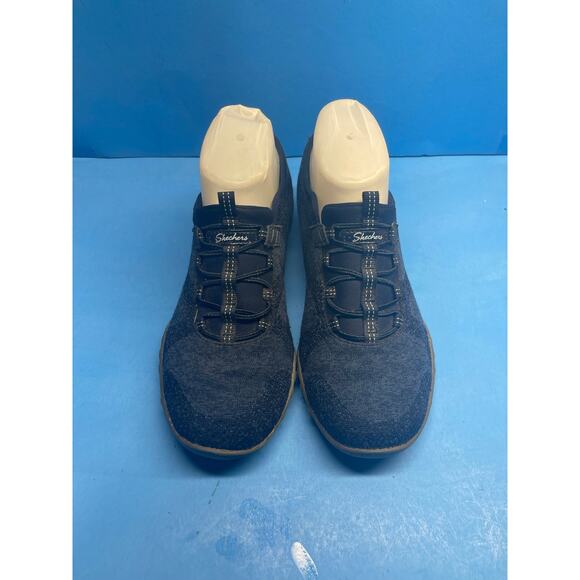 Skechers Women's Relaxed Fit: Breathe-Easy - Opportuknity 23855 Navy Size 8 - Picture 6 of 12